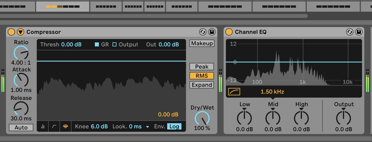 ableton compressor and eq